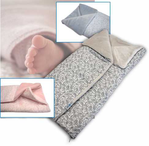 Baby-Schlafsack mit Paisleymuster, Ainara, 70x90 cm