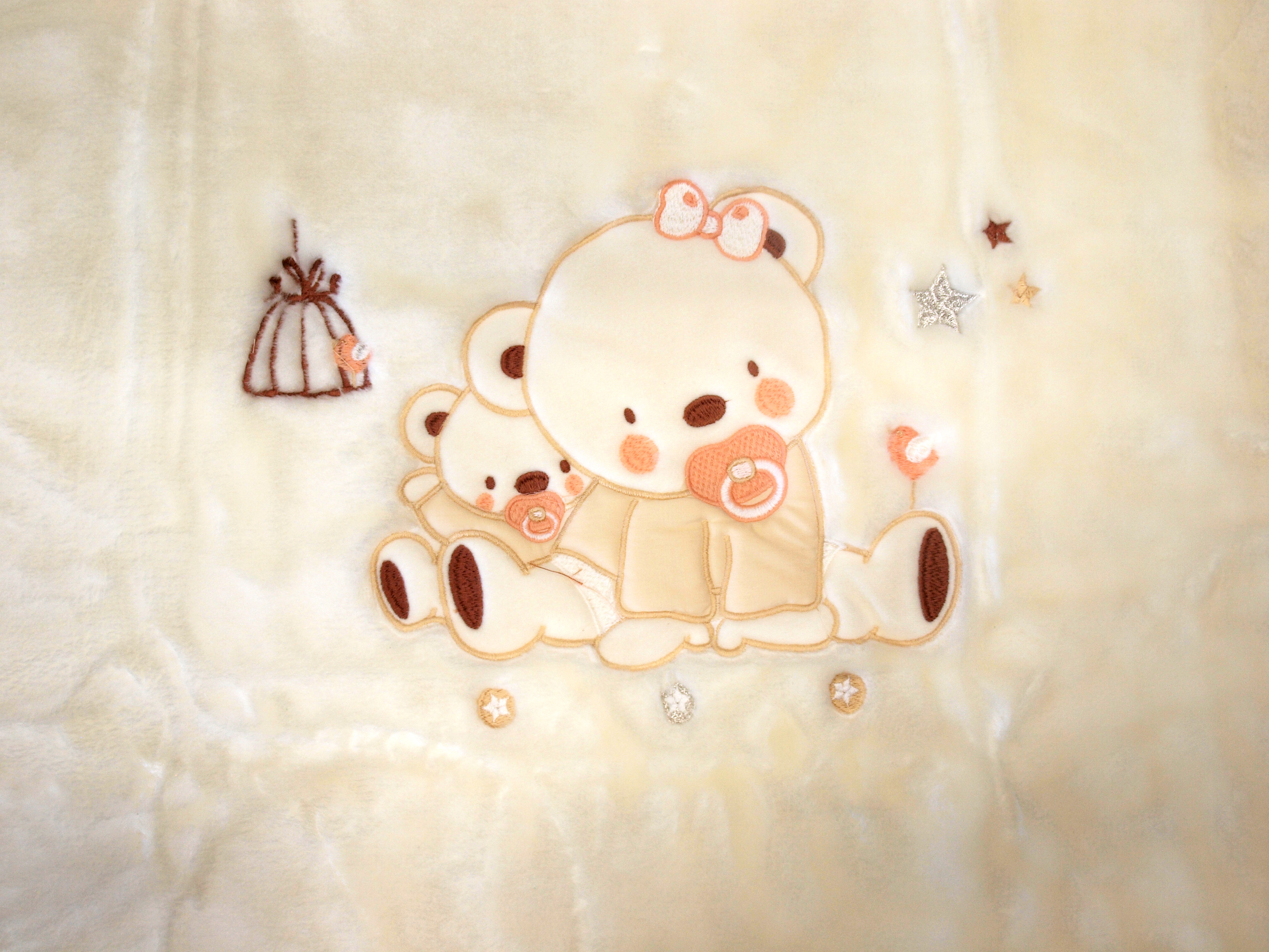 Wohn- und Schlafdecke "Teddys"